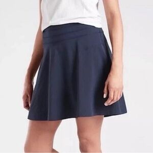 Athleta All Day Skort Dark Blue Skater Skort 3626